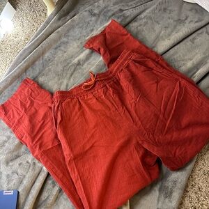 Red pants